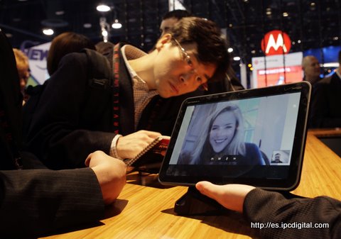 El tablet Motorola Xoom