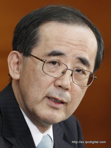 El gobernador del Banco de Japón, Masaaki Shirakawa.