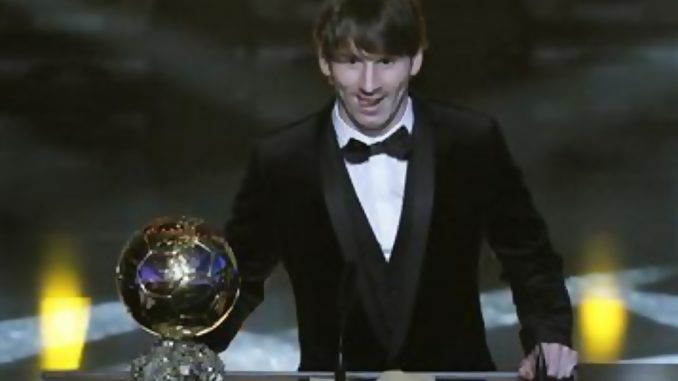 Lionel Messi Balon de Oro 2010