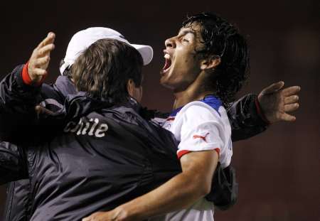 Chile celebra su clasificación en Sub 20