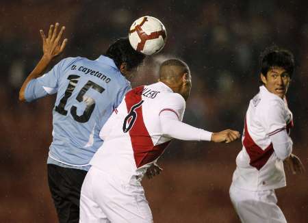 Imagen del encuentro Perú-Uruguay