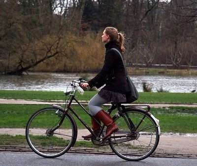en bici