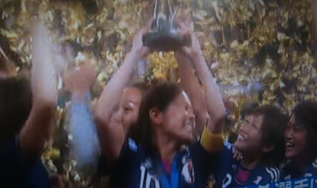 Japon celebra el mundial femenino