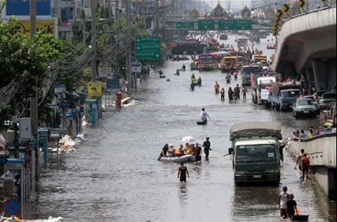 Inundaciones en Tailandia