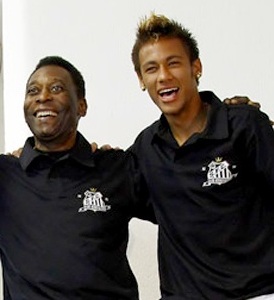 Pele y Neymar