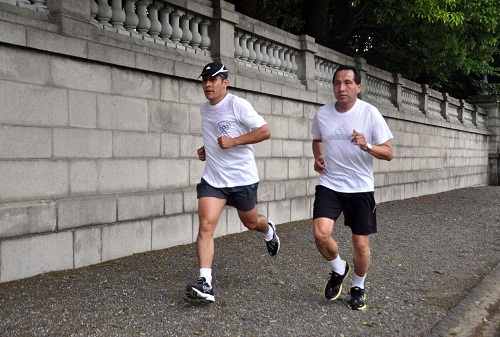 Humala se ejercita en Tokio