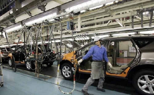 Línea de Nissan en Kyushu