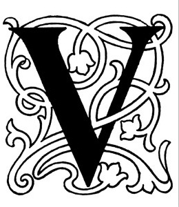 letra V