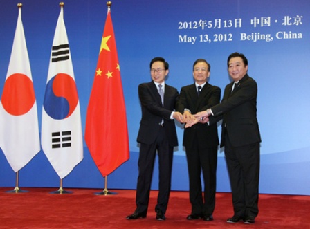 Japon-China-Corea del Sur
