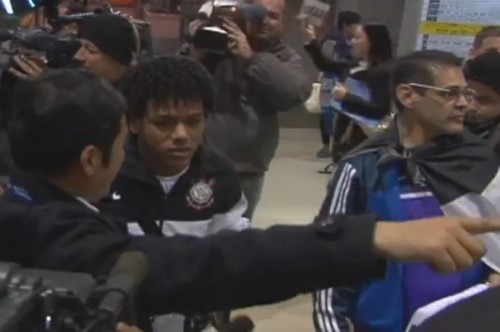 llega corinthans Corinthians ya está en Japón