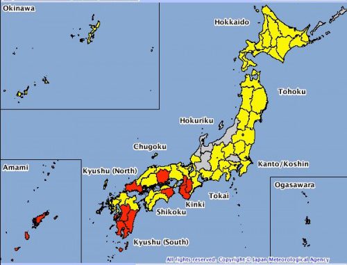mapa chuvas