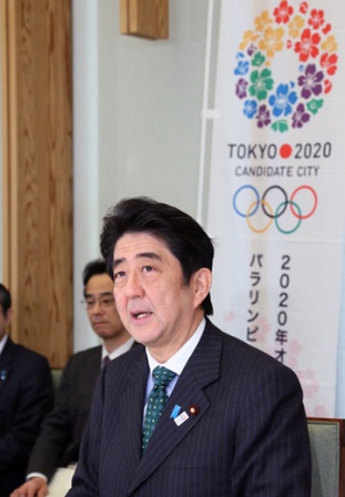 Abe no quiere sombras sobre las Olimpiadas Tokio 2020