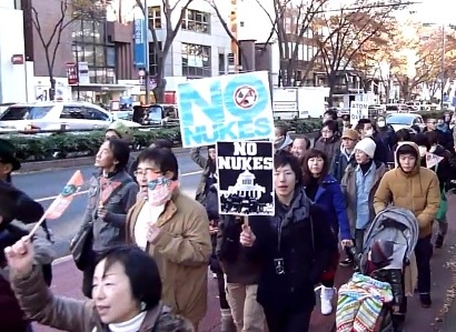 Manifestación antinuclear