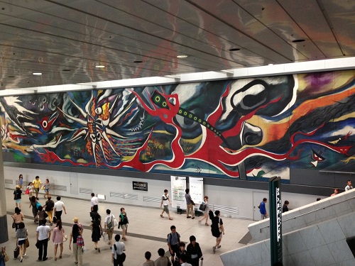 Mural de Taro Okamoto 500 - ipcdigital
