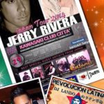 La promoción de Jerry Rivera en Kawasaki. El MC es DJ Lando.