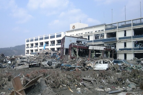 Edificio municipal de Rikuzen Takata