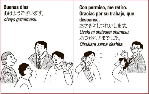 El saludo en japonés 1 y 2 - 500