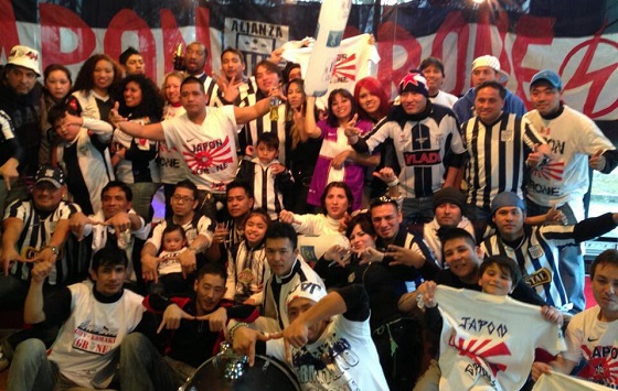 Hinchada de Japón Grone