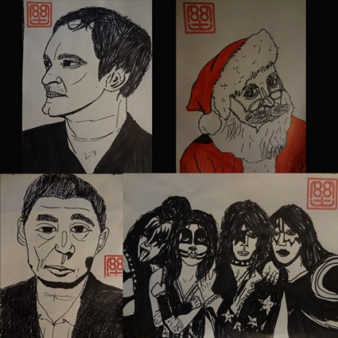 Quentin Tarantino, Papá Noel, Takeshi Kitano y Kiss