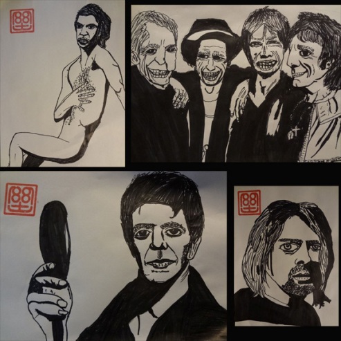 Prince, los Rolling Stones, Lou Reed y Kurt Cobain