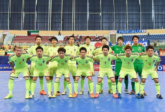 Formación japonesa que disputa la Copa Asia.