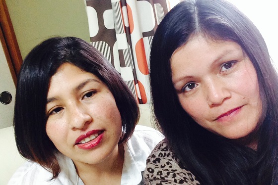 Monica Benavides y Marisol Higa