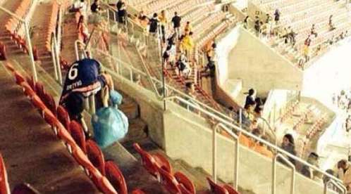 Hinchas japoneses