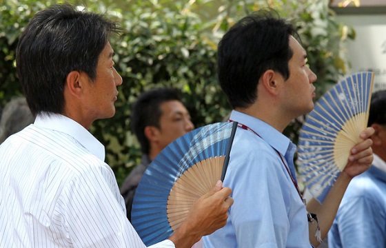 Ola de calor en Japon