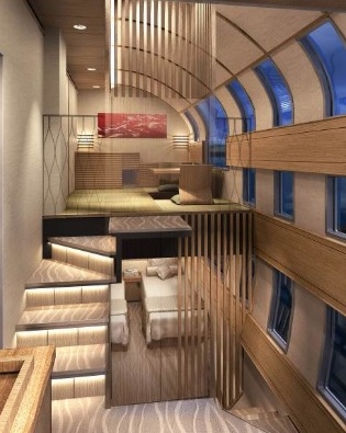 La suite (foto JR East)