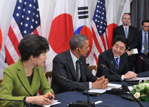 Japón-EEUU-Corea del Sur
