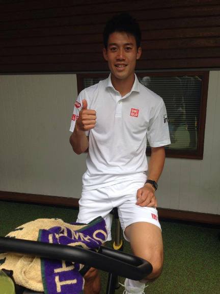 Kei Nishikori continúa escalando posiciones (foto Facebook oficial)