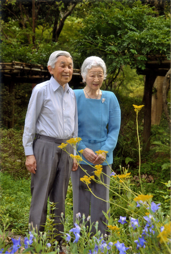 Akihito y Michiko (Foto Casa Imperial)