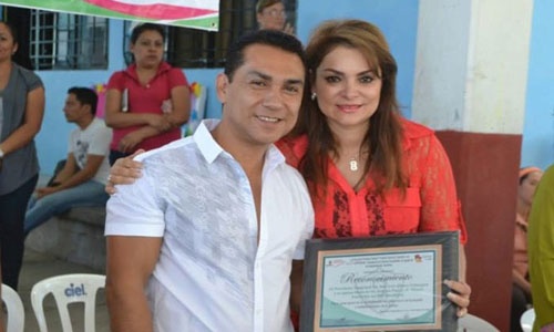Alcalde, José Luis Abarca, y su esposa, María de los Ángeles Pineda