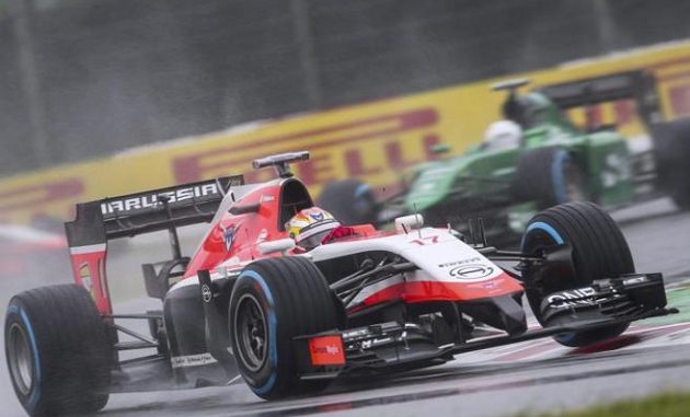 El carro de Jules Bianchi en Suzuka