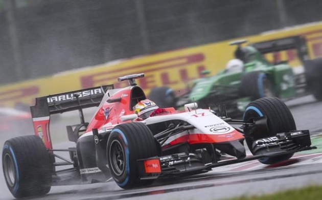 El carro de Jules Bianchi en Suzuka.