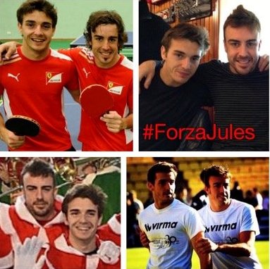 Alonso con Bianchi (foto Twitter)