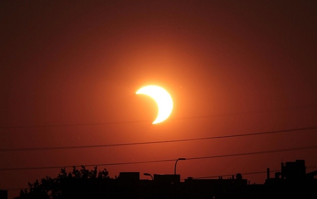 Habra eclipse solar parcial este jueves. En la imagen, eclipse de 2012. (NASA)