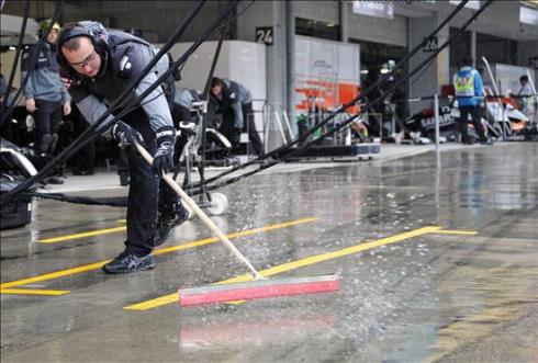 Lluvia en Suzuka