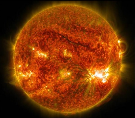 Tormenta solar del 26 de octubre 2014.