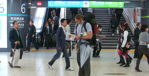 Turista en Japon (foto Jon Wick Flickr)