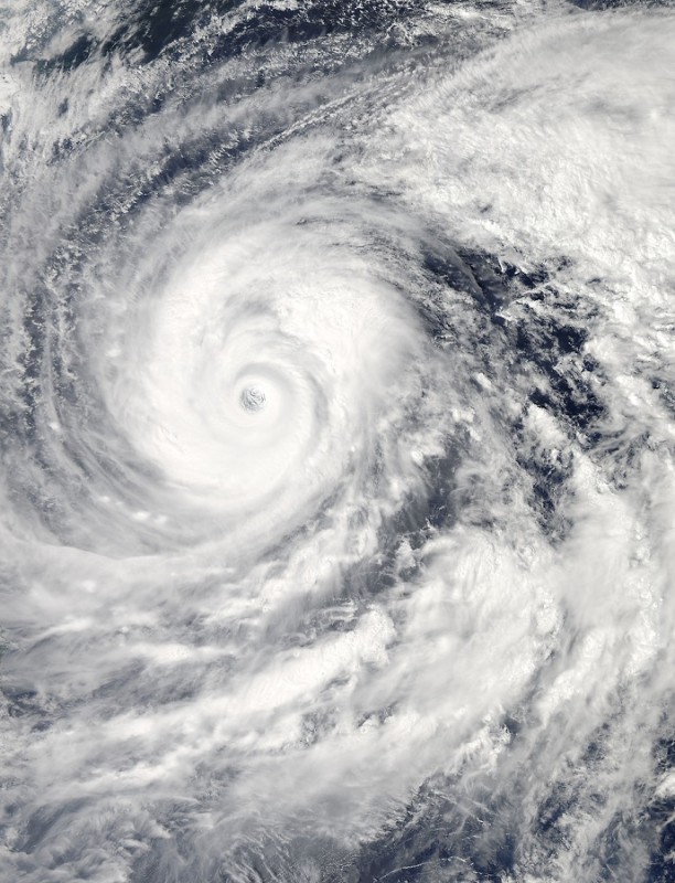 Foto de la NASA captada ayer desde el satéñite Aqua.