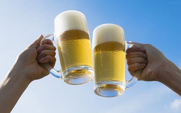 La cerveza es parte de una buena dieta.