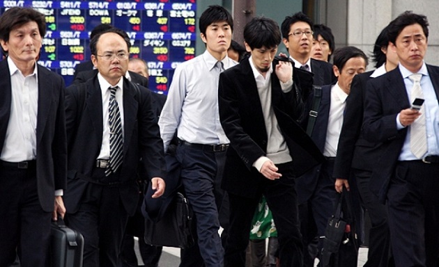 En contraste, el consumo de los hogares japoneses ha descendido.