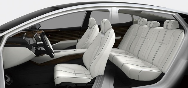 Honda FCV con cinco asientos.