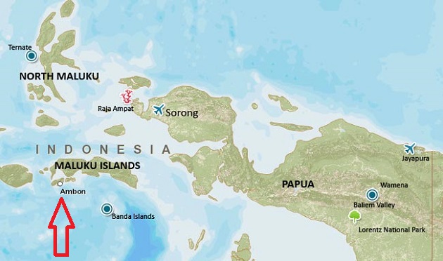 Islas Maluku en Indonesia