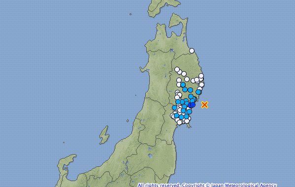 Sismo en Tohoku