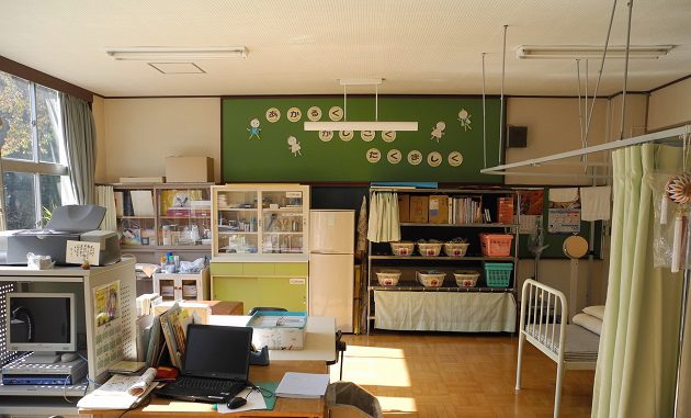 Una tipica enfermeria de escuela japonesa