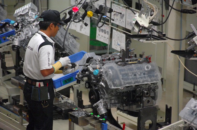 Fábrica de Lexus (foto Toyota)