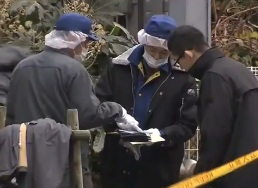 Policías en el escenario de la tragedia
