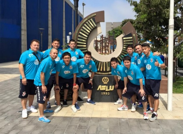 El Carisma Fútsal de Japón en las instalaciones del Club AELU en Lima. (Foto Cedida)